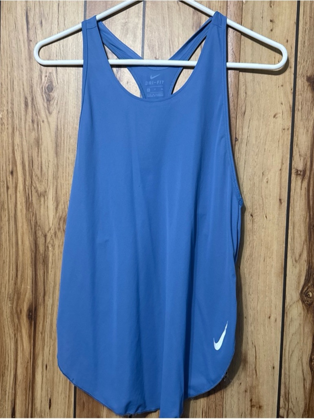 Nike Blue Dri-FIT Crossback Tank